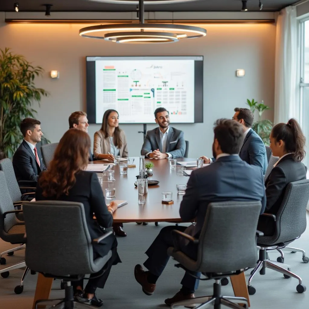 Team collaboration meeting