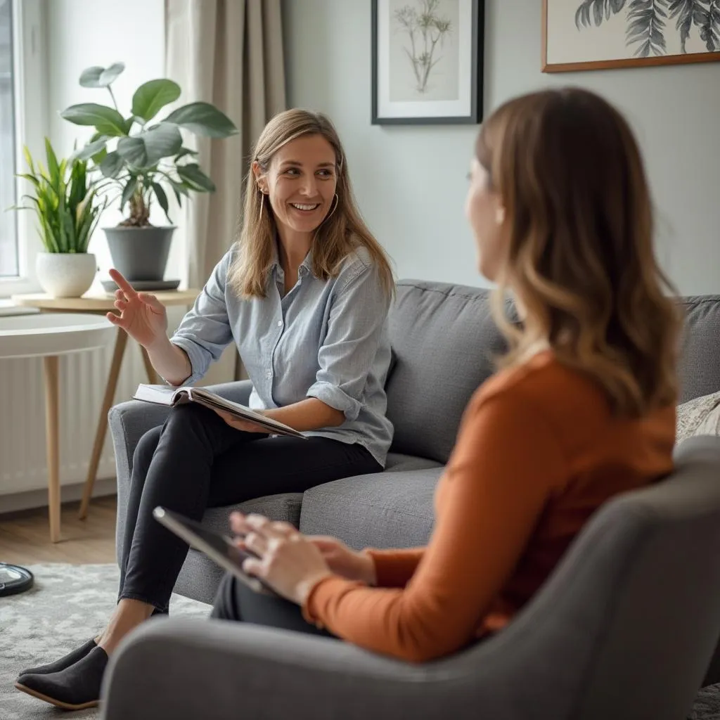 Client consultation session